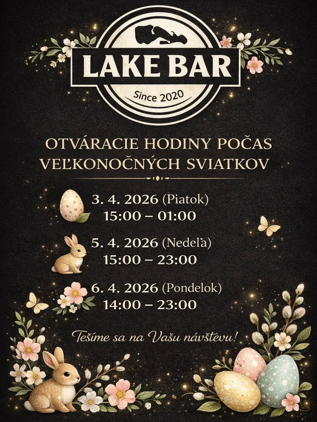 otvaracie hodiny velka noc